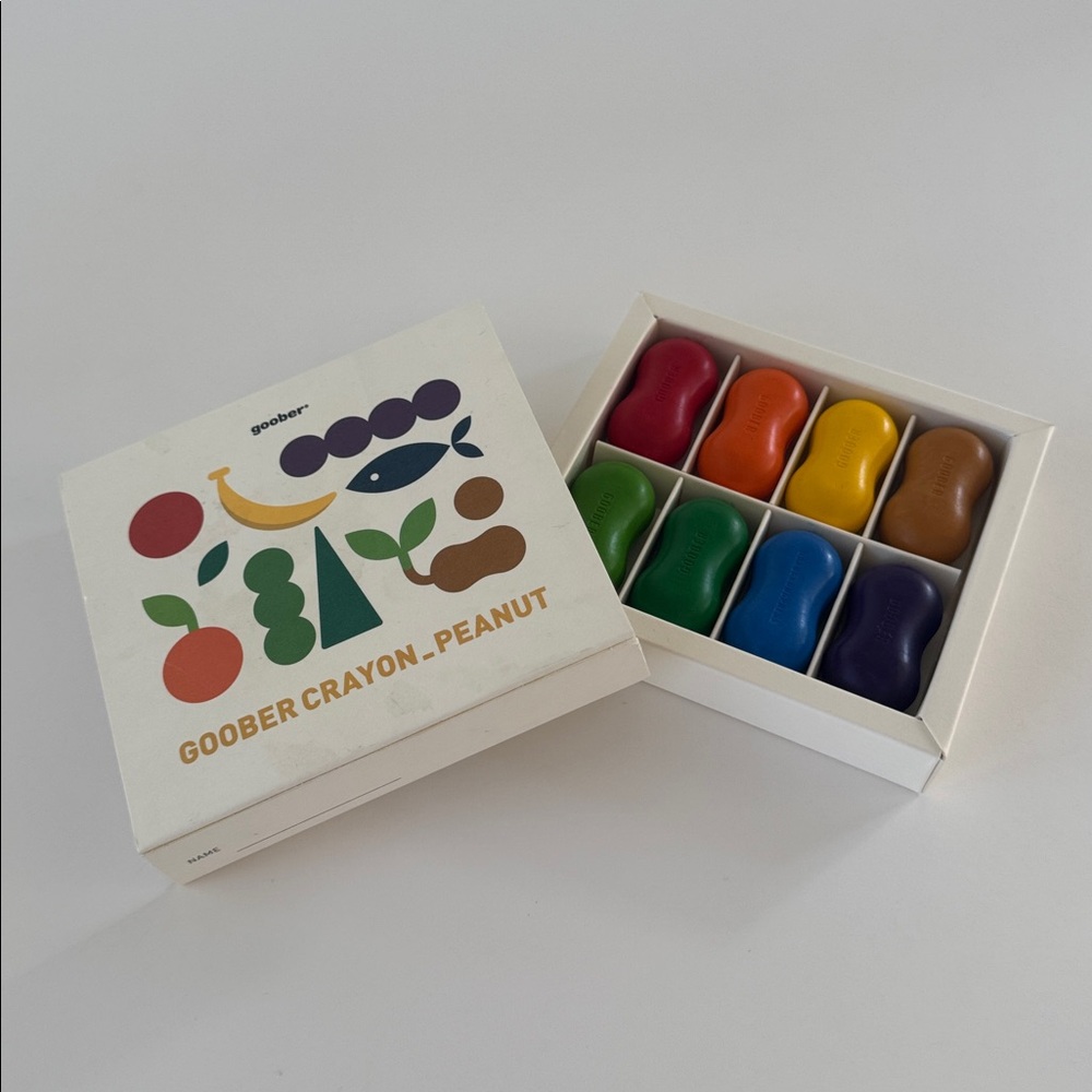 Crayon Peanut Set - Colorful Learning Fun
